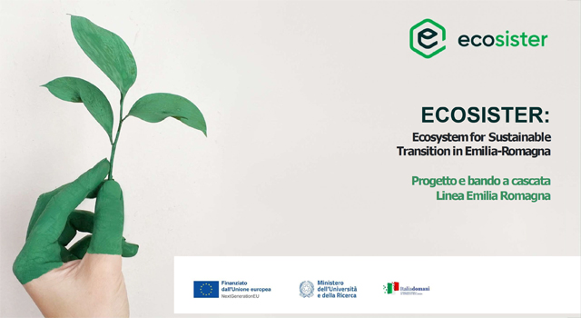 ECOSISTER: il progetto e il bando a cascata - Linea Emilia-Romagna