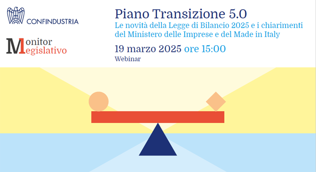 Webinar ''Transizione 5.0'' - 19 marzo u.s.