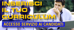 Inserisci il tuo curriculum